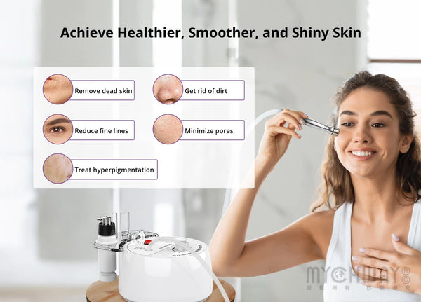 Mychway 3 in 1 Diamond Microdermabrasion Machine for Facial Care