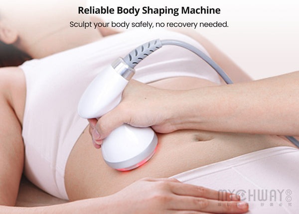 Mychway Stand-Type 30K Cavitation Machine With RF Vacuum For Body & Face Care