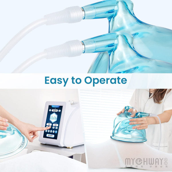 Mychway Vacuum Therapy Butt Lift Machine With Different Sized Cups