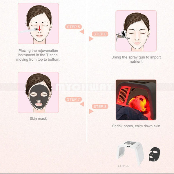 Operation Guide of MS-22Y1 2-In-1 Diamond Microdermabrasion Device