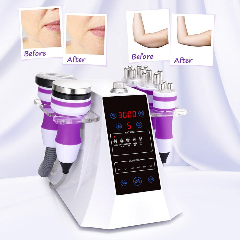 5 In 1 Ultrasonic Cavitation Vacuum RF Body Slimming Skin Lifting Beauty Machine