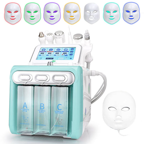 7 in 1 Hydro Dermabrasion Facial Machine with LED Mask