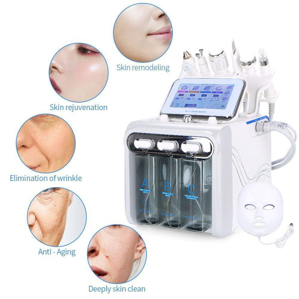 Benefits of AS162 7-In-1 Hydra Dermabrasion Machine With LED Mask