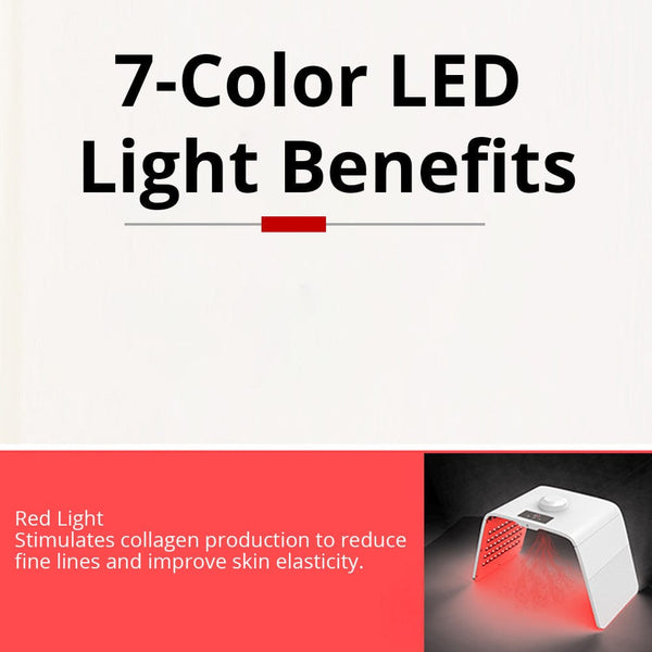 Benefits of LT-1107 Portable 7-Color LED Light Therapy Device