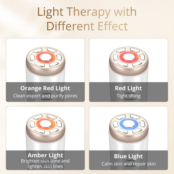 4-Color Light Functions of SR-RF56 Radio Frequency Skin Tightening Facial Machine