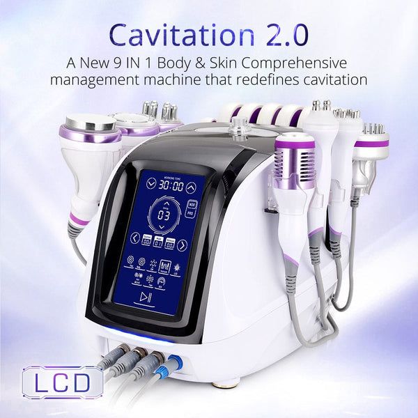 LS-78D1MAXSB 9-In-1 40K Ultrasonic Cavitation Machine For Body & Facial Care