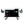 The rear view of a white and black electronic device with two black curved handles on the sides, a red power switch, and various port connectors on a white background.