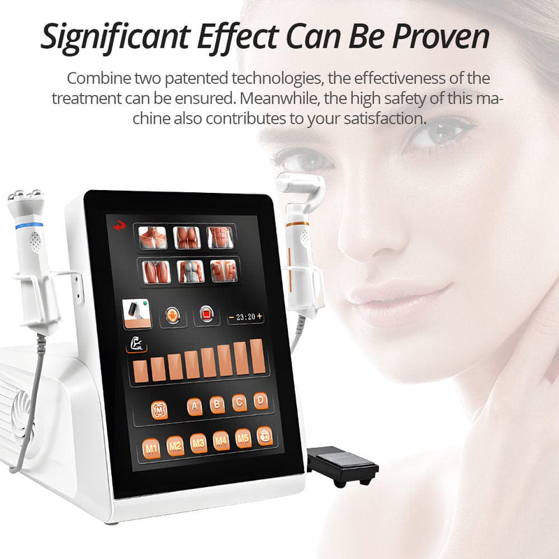2-In-1 RF EMS Plasma Facial Beauty Machine Muscle Recovery Winkle Removal