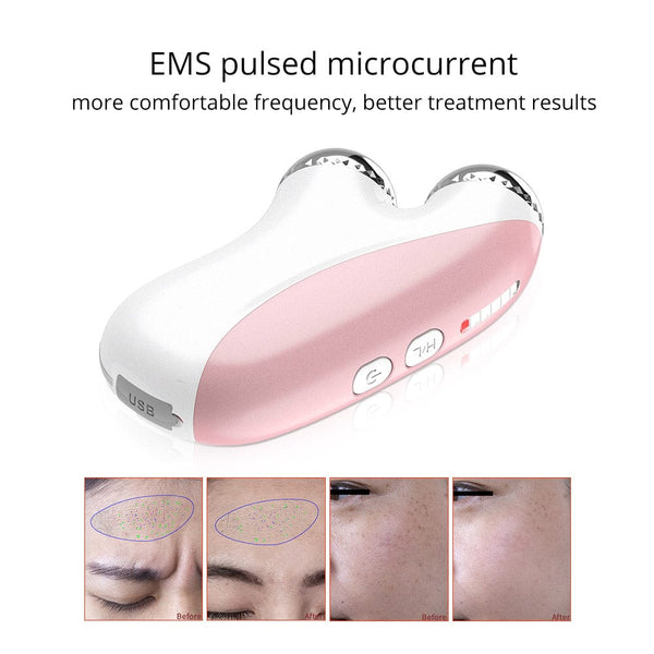 Mychway 2 In 1 Portable EMS Microcurrent RF Facial Machine