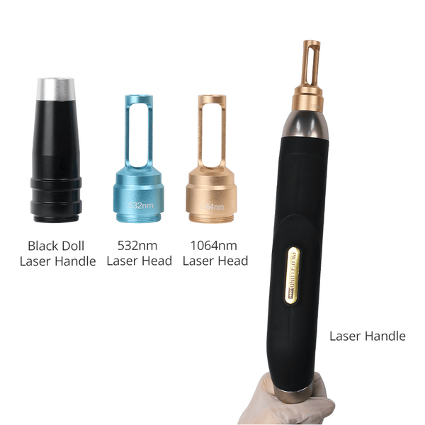 Picosecond Laser Machine With 3 Laser Head For Tattoo Removal Carbon Facial Peel