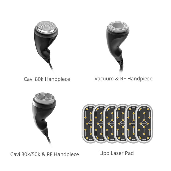 Handle Display of BS-36KT 4-In-1 Cavitation S Shape Machine