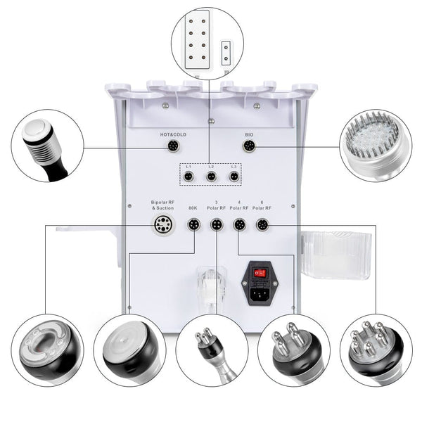 Mychway 9 In 1 80k Cavitation RF Vacuum Machine For Body Contouring