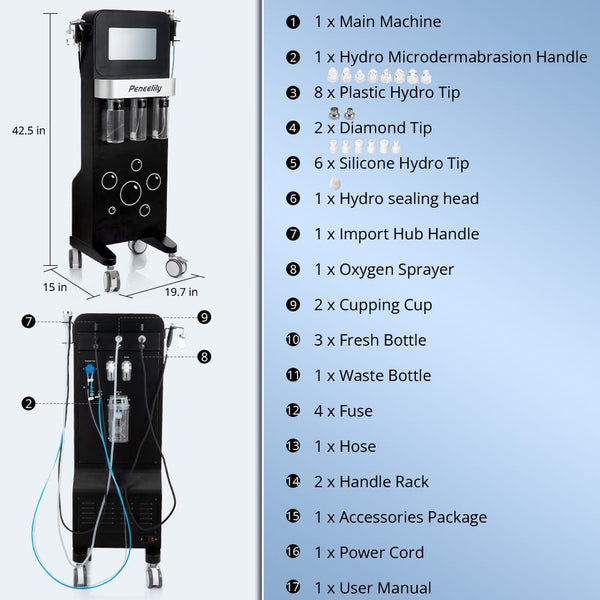 8 In 1 Hydro Dermabraion Machine For Professional Skin Rejuvenation