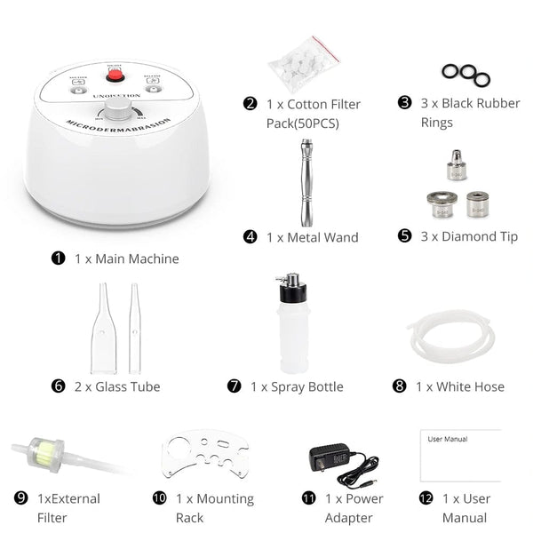 Mychway 3 in 1 Diamond Microdermabrasion Machine for Facial Care