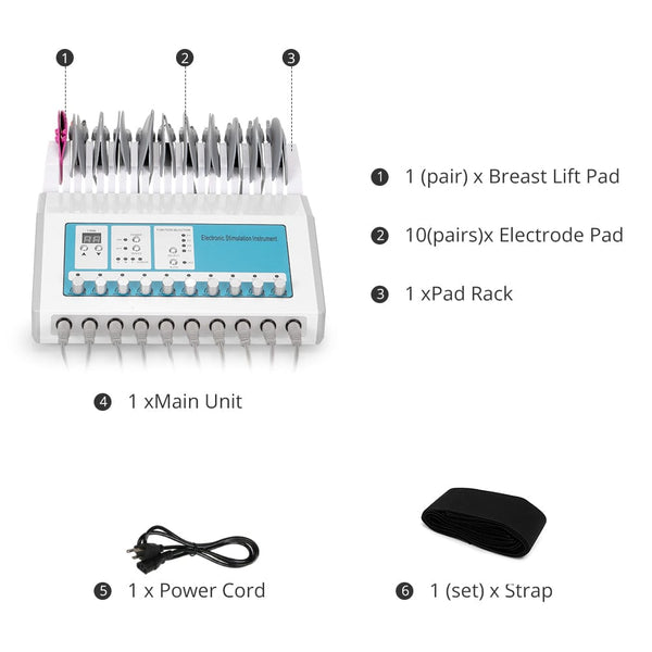 WL-KYDS871 2-In-1 EMS Body Sculpting Device's Packing List