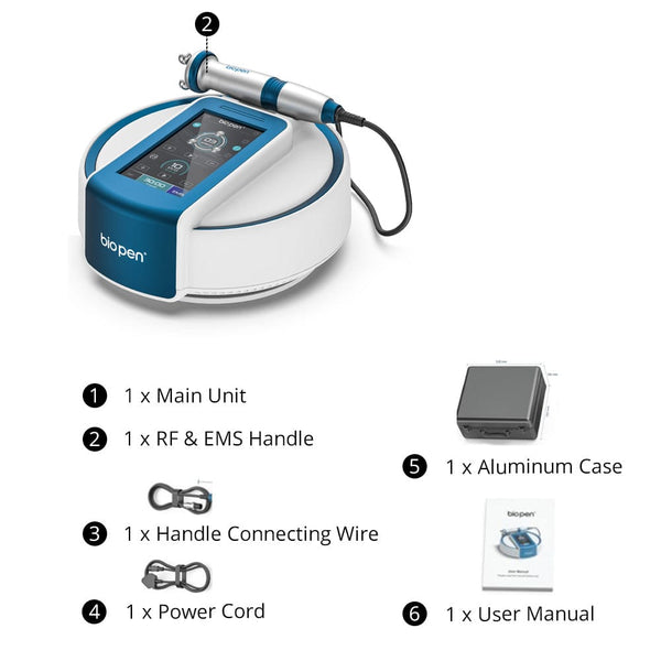 Package List of FE-RF03 RF & EMS Beauty Machine