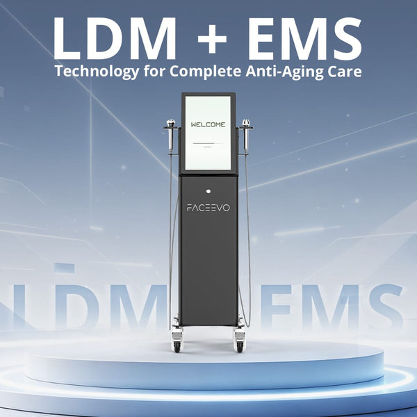 FaceEvo LDM Ultrasound Facial Machine With 3 & 10 MHz For Pro Skin Rejuvenation