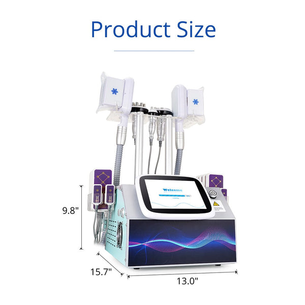 Product Size of SM-7205N 5-In-1 Body Freezing Machine