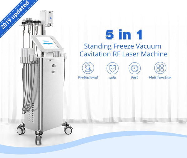 Features of MS-7005F Stand-Type 5-In-1 40K Cavitation RF Machine