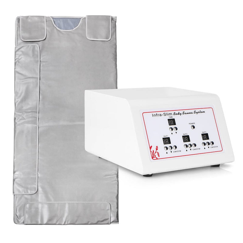 3 Zones Infrared Lymph Drainage Slimming Sauna Blanket Weight Loss Detox Machine