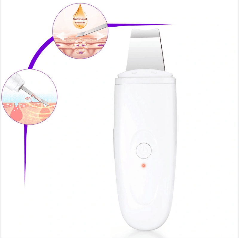 Handheld Skin Scrubber Sound Wave Ion Skin Cleaning Device