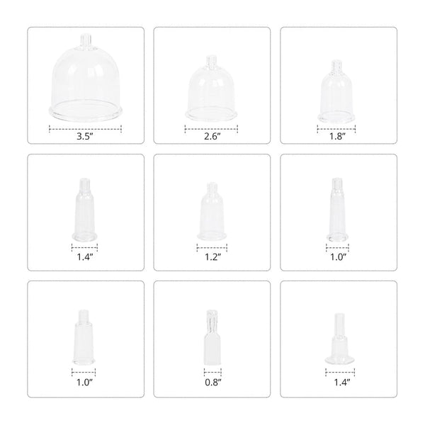 Vacuum Cups Size of DT-BS001N 6-In-1 40K Cavitation Machine