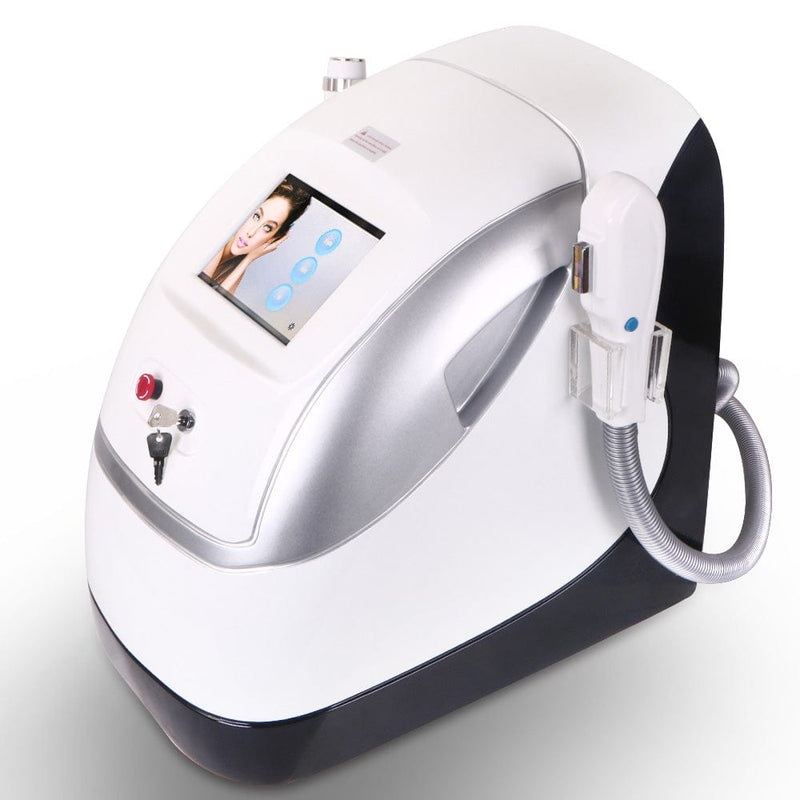 Two Handles E-light IPL RF Permanent Hair Removal Freckles Removal Machine