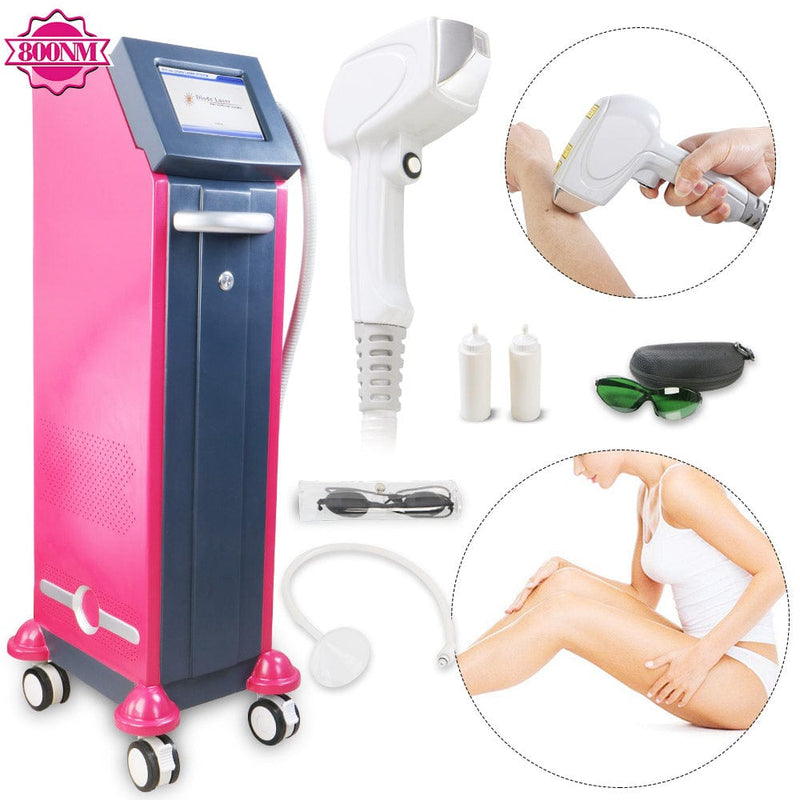 808nm Standing Dioded Laser Painless Permanent Hair Removal Salon Beauty Machine