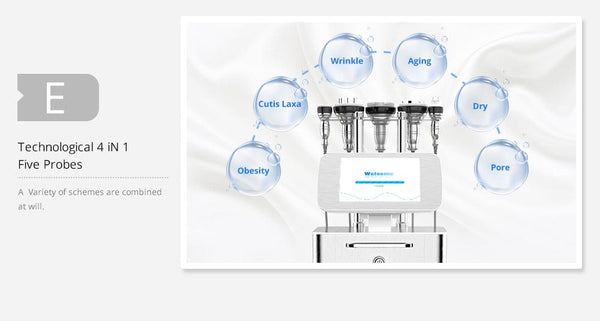 MS-54F2 5-In-1 40K Unoisetion Cavitation Machine with 5 Handle For Various Skin Concerns