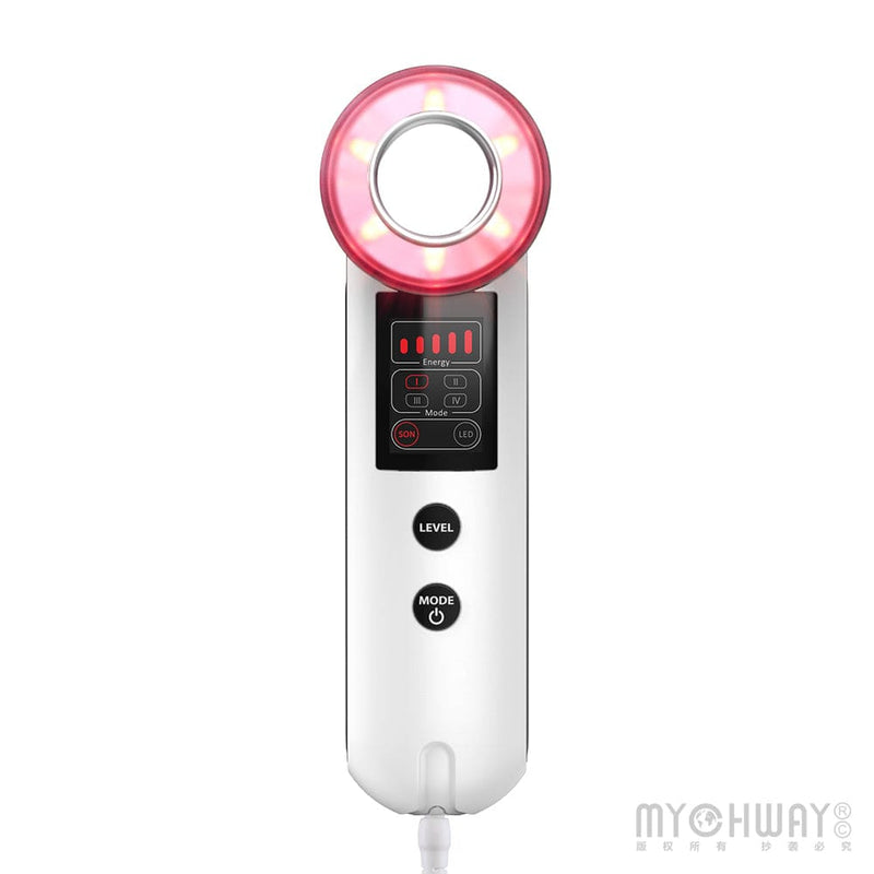 Mini Roller RF Face Body Skin Rejuvenation 7 Colors LED Therapy Beauty Machine