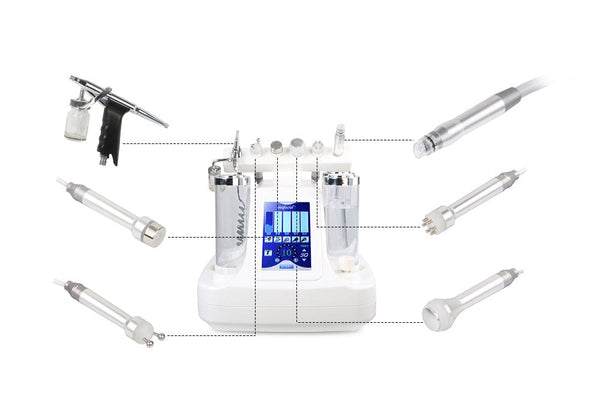 Handle Display of 7-In-1 Hydrodermabrasion Machine 