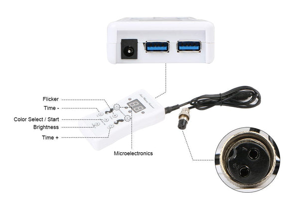 Remote Control of 7-In-1 Hydrodermabrasion Machine 