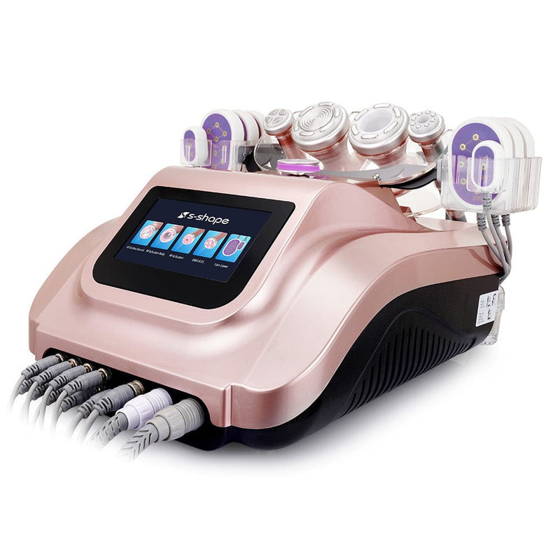 S Shape 6 in 1 30K Cavitation RF Laser Machine for Weight Loss and Skin Tightening