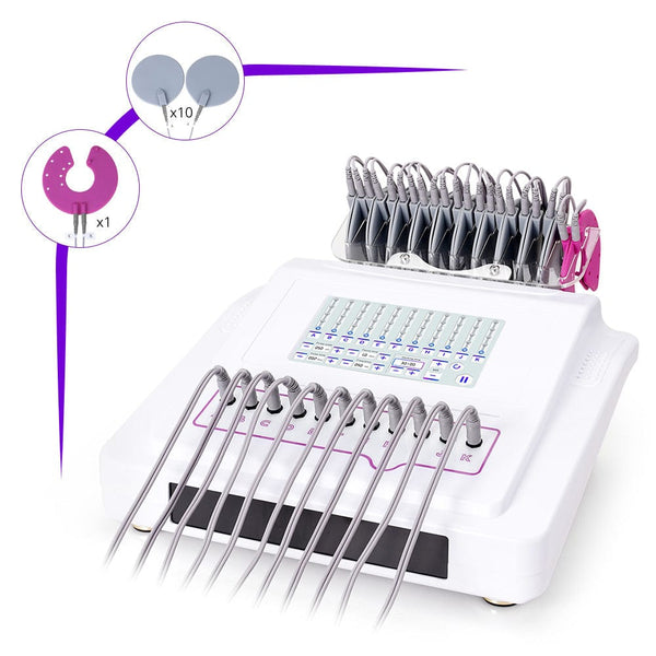 MS-JS2000B EMS Machine With 10 Pairs of Electrode Pads & 1 Pair of Breast Pads