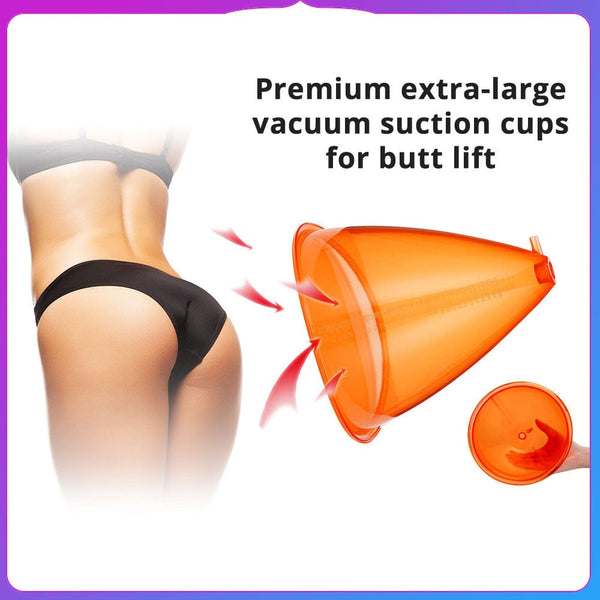 vacuum therapy cups helps butt and breast enlargement