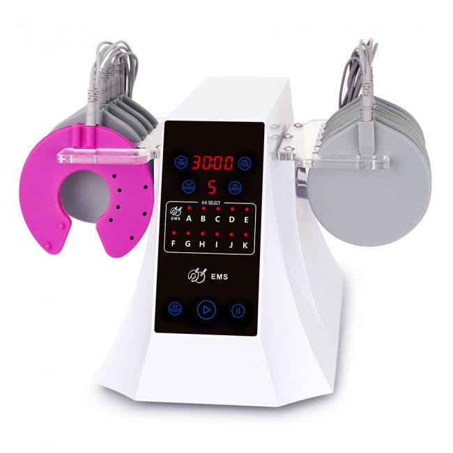 Microcurrent Face Body Shaper Electronic Breast Stimulation Machine