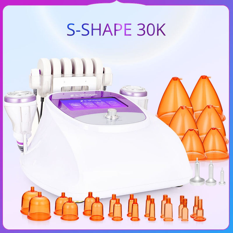 S Shape 30K ultrasonic vacuum cavitation machine