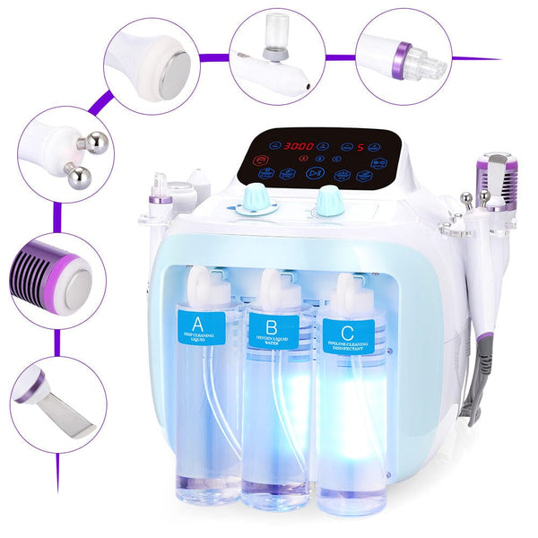 Various Handles of SR-AF1325 Multifunctional Hydro Facial Machine