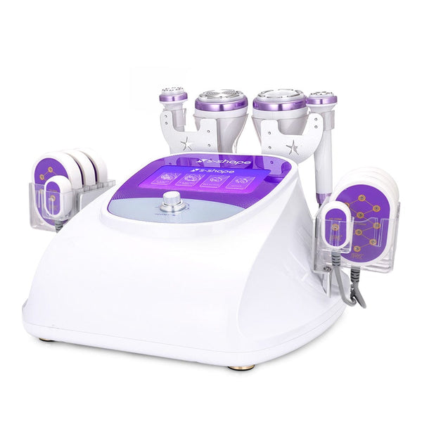 6 in 1 S Shape 30k Cavitation Machine With Laser Pads