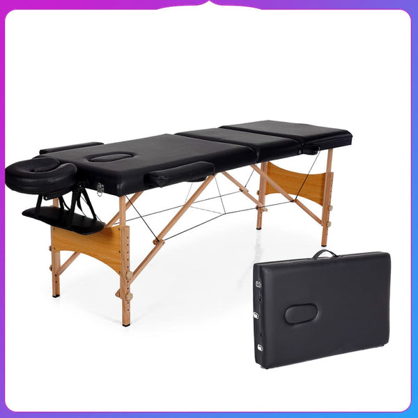 3-Folding Portable Massage Bed For Spa & Salon Use