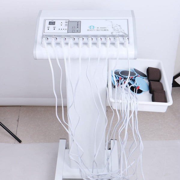 Mychway Microcurrent Machine With 10 Pairs of EMS Pads For Muscle Stimulating