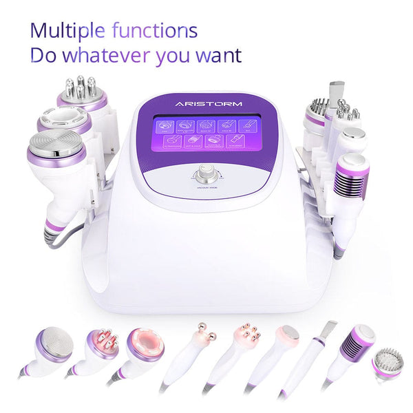 SD-9XS1 Aristorm 9-In-1 40K Ultrasonic Cavitation Machine with Multiple Handles