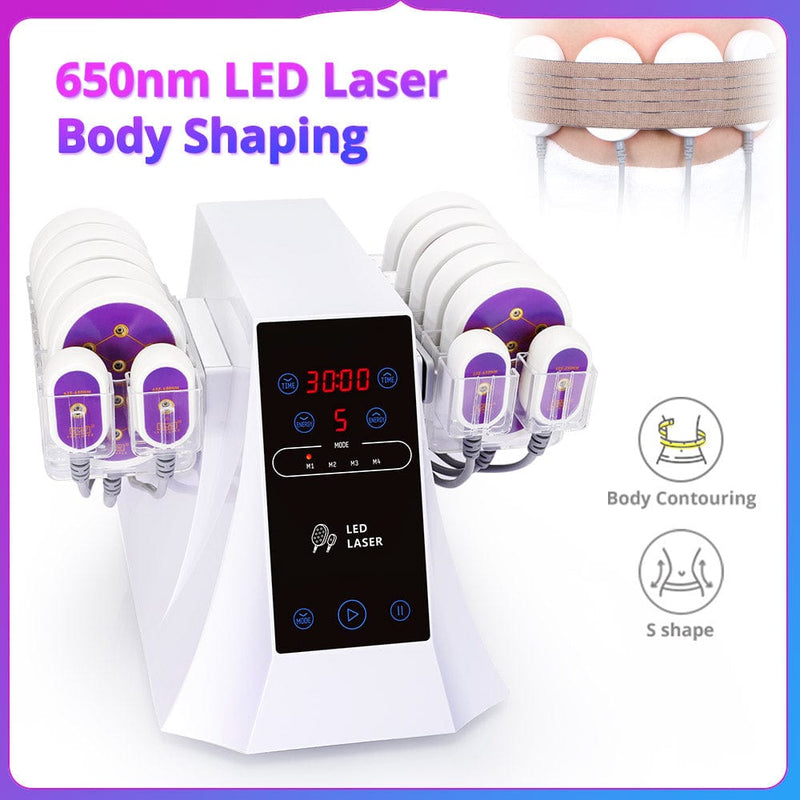 New Slimming 14 Laser Pads 5MW LED Light Fat Burning Machine