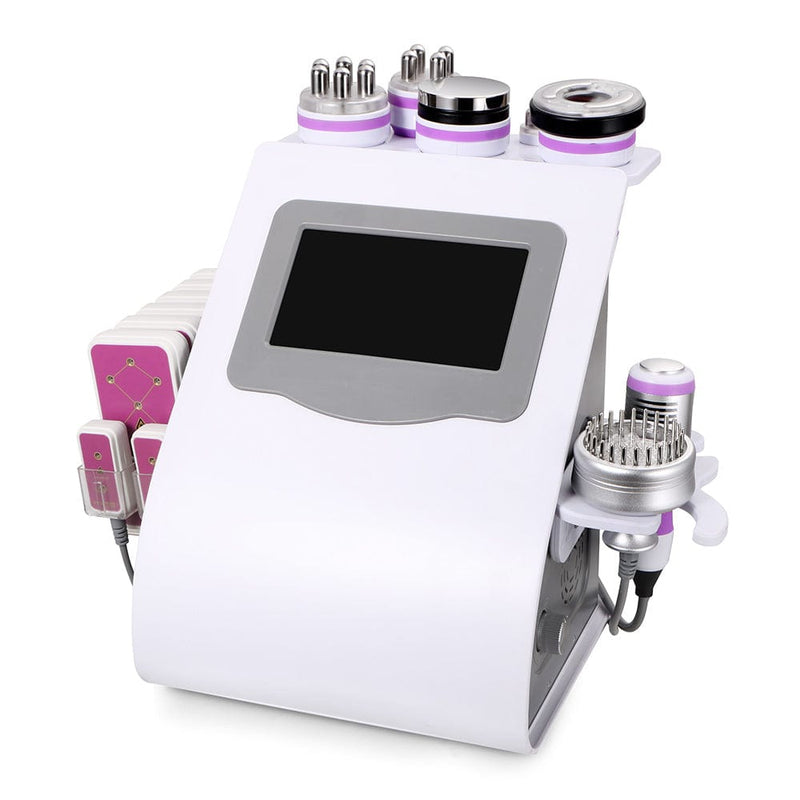 9 IN 1 Ultrasonic 40K Cavitation Vacuum RF Body Sculpting Facial Care Machine