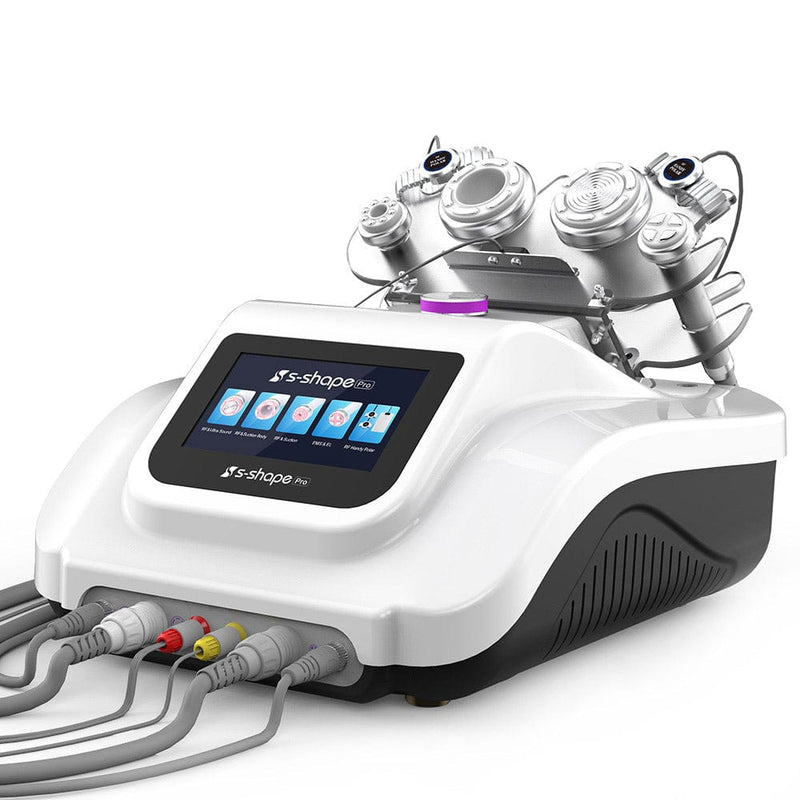 S Shape Cavitation Ultrasonic Body Slimming Machine Handy Polar RF Body Massager Spa