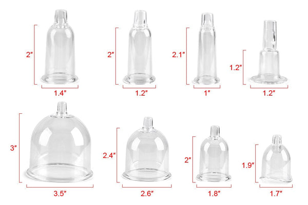 Vacuum Cup Size of BE-MC01 Vacuum Therapy Machine