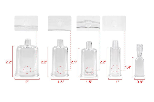 Vacuum Cup Size of BE-MC01 Vacuum Therapy Machine