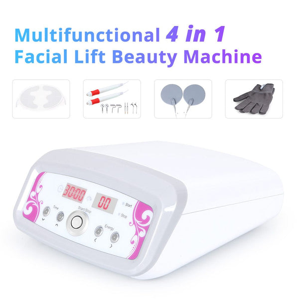 4 In 1 Microcurrent Facial Mask Magic Gloves Microcurrent Face Liftting Machine