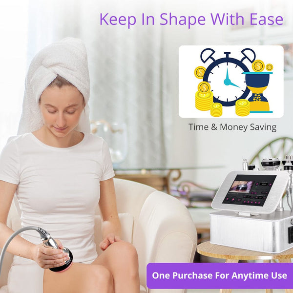 6in1 Radio Frequency Ultrasonic Cavitation Vacuum Body Slimming Machine