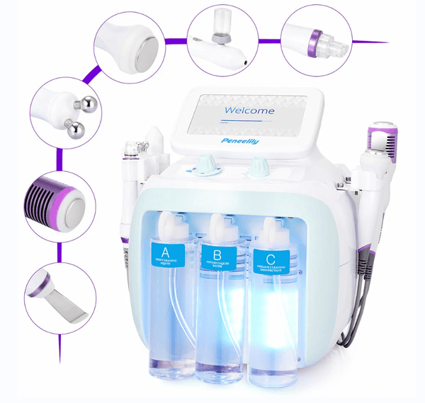 Various Handles of SR-AF1326 6-In-1 Hydro Facial Machine